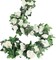 Rose Garlands Artificial Rose Vines, 4PCS(28.8FT) Fake Silk Flower Vines with Greenery Plants for Wedding, Home, Office, Arch, Garden Decoration (White)